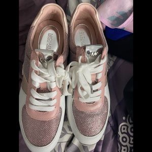 Michael Kors pink sneakers